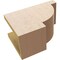 Ekena Millwork 6in. W x 8in. H x 12in. L Alpine Woodgrain TimberThane Rafter Tail, Primed Tan RFTUR06X08X12ALPRCPR - alternate 3